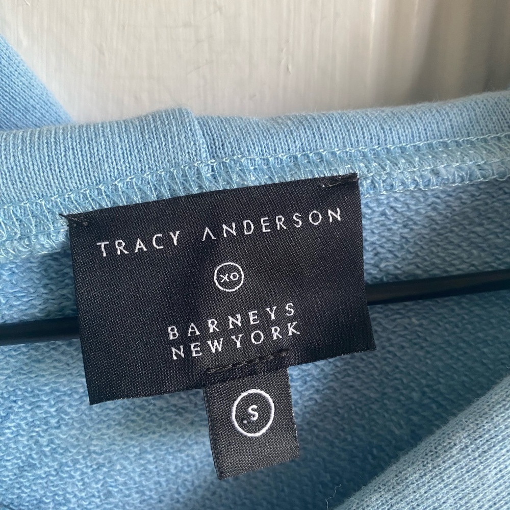 NWOT Tracy Anderson Heart Pounding Cotton Crop Hoodie Sz S - Picture 5 of 8